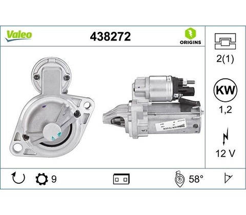Štartér VALEO 438272