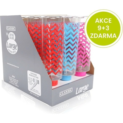 SET Napáječka ZIG-ZAG 600 ml 9+3 zdarma