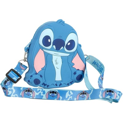Cerdá Kabelka silikonová modrá Stitch