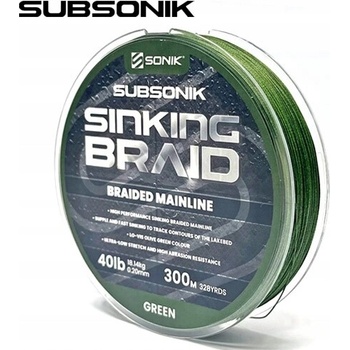 Sonik Šnúra Subsonik Sinking Braid 300 m 0,20 mm 40 lb