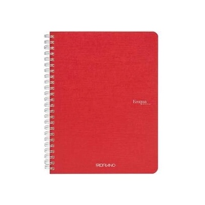 Fedrigoni Тетрадка Ecoqua, A4, картонена корица, със спирала, 70 листа, малина (19290206)