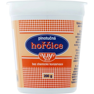 Alba Hořčice Plnotučná 200g