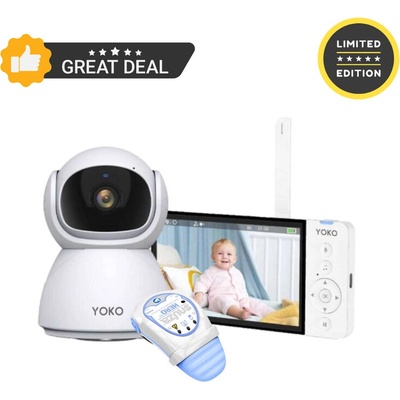 Videopestúnka YOKO X5 + Monitor dychu Snuza Hero MD