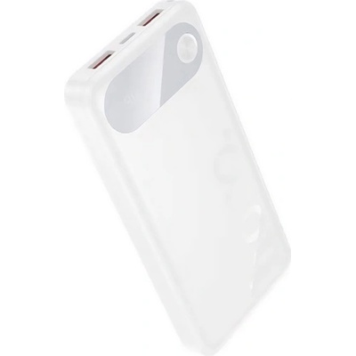 hoco. J154 аварийно зарядно устройство, 2 USB+Type-C гнезда, 10000mAh, LED дисплей, БЯЛО J154_W (J154_W)