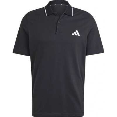 adidas Pique polo pánské tričko s límečkem černá