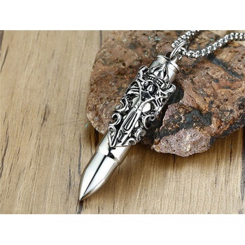 iŠperky Pánsky oceľový prívesok náboj kapsula ID 321753