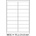 CDRmarket Самозалепващи етикети 99, 1 x 34 mm, 16 етикети A4, 100 листа (R0ECO.0806A)