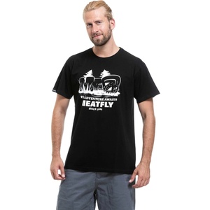 Meatfly Мъжка тениска Meatfly Adventure Black Meatfly | Cheren | МЪЖЕ | S