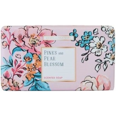 Heathcote & Ivory Pinks & Pear Blossom luxusné trikrát jemne mletej toaletné mydlo 240 g