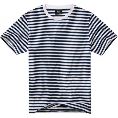 Brandit Jerseyshirt Stripe modré-biele