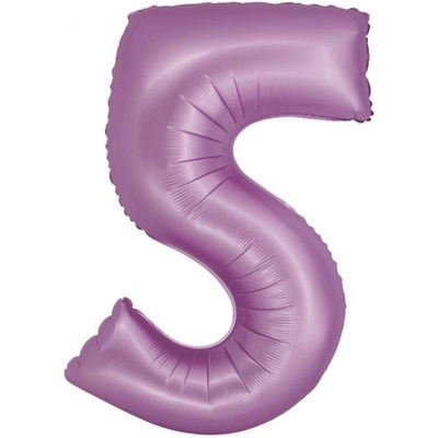 Godan balloons Chytrý fóliový balónek číslo 5 matná levandule 76 cm