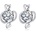 Silenti Jewelry Сребърни обеци "Риби