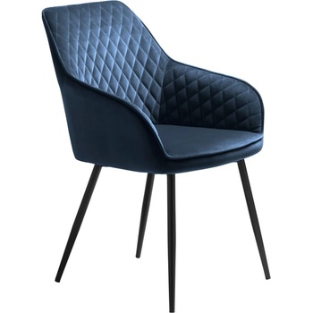 Unique Furniture Син тапициран трапезен стол с подлакътници Milton - Unique Furniture (38460010)