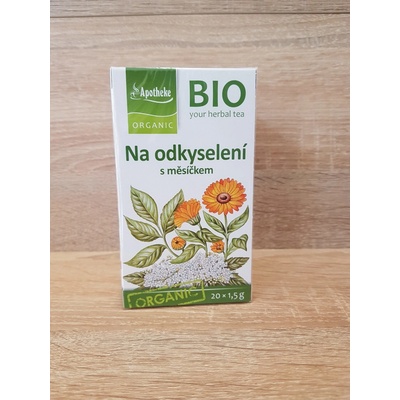 Apotheke čaj na odkyslenie s nechtíkom Bio 20 vrecúšok