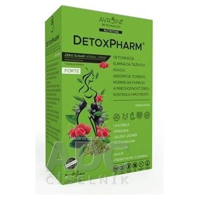 Avropa DetoxPharm Forte prášok malinová príchuť 210 g