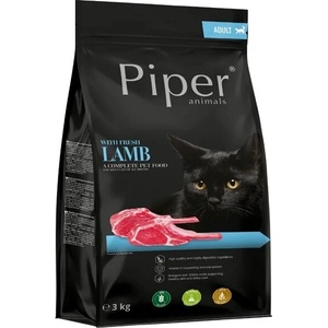 Dolina Noteci Пайпър - беззърнена суха храна за котки с агне Piper Cat Lamb, 3кг
