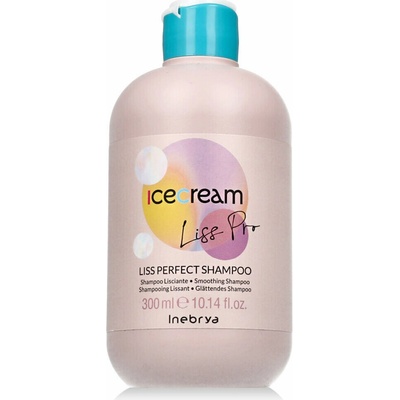 Inebrya Uhlazující šampon pro nepoddajné a krepaté vlasy Ice Cream Liss Pro (Liss Perfect Shampoo) 300 ml