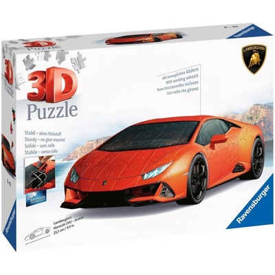 RAVENSBURGER 3D puzzle Lamborghini Huracán Evo oranžové 156 ks – Zbozi.Blesk.cz