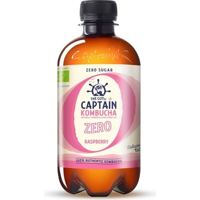 Captain Kombucha Kombucha Zero bio malina 400 ml – Zboží Mobilmania