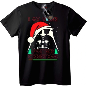 NOONEBRAND Тениска Darth Vader Дядо Коледа - XL, Black