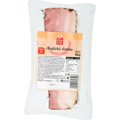 Fine Life Anglická slanina bloček 150 g