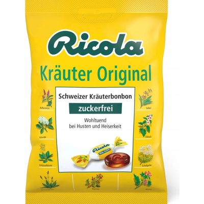Ricola Bylinný Originál bez cukru Bag 75 g