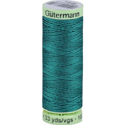 Prima-obchod Polyesterové nitě Gütermann Jeans návin 30 m, barva 189 modrá tyrkys