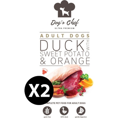 Dog's Chef Duck With Sweet Potato & Orange 2 x 12 kg