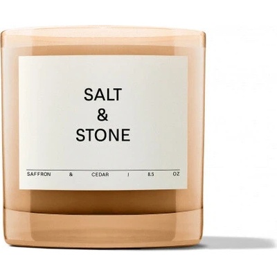 Salt & Stone Candle Saffron & Cedar 240 g