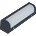 ELMARK Corner led АПЛИК 6w 230v 4000k ip54 ЧЕРЕН (91at800506bl)