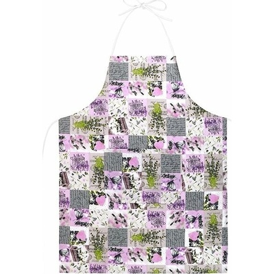 BELLATEX Zástěra Adéla 67 × 84 cm 7750/243 patchwork lila