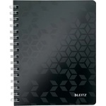 Leitz Спирална тетрадка на каре LEITZ Wow A/5 80 страници черна 46410095 (46410095)
