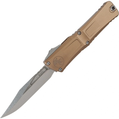! Microtech COMBAT TROODON GEN III BOWIE STONEWASH STANDARD TAN 1146-10TA