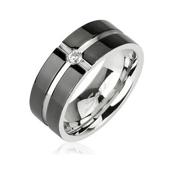 Ocelový prsten Spikes