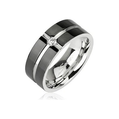 Ocelový prsten Spikes