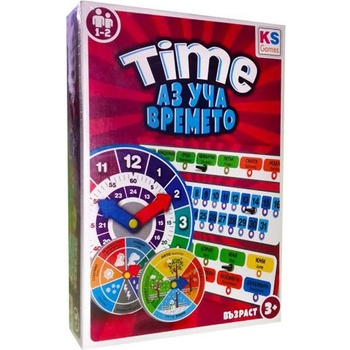 Image 1 of KS GAMES Аз Уча Времето - Образователна игра за деца 3+