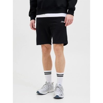 Jack and Jones Поларени къси панталони Jack and Jones Men's Beau Fleece Jogger Shorts - Black