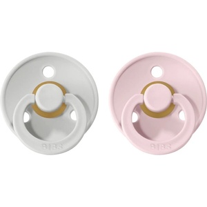 BIBS Colour Natural Rubber Size 2: 6+ months биберон Haze / Blossom 2 бр
