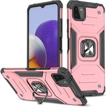 Wozinsky Калъф Wozinsky Ring Armor Kickstand, за Samsung Galaxy A22 5G, розов (9111201944534)