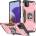 Wozinsky Калъф Wozinsky Ring Armor Kickstand, за Samsung Galaxy A22 5G, розов (9111201944534)