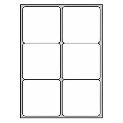Etikety univerzálne 99,1x93,1mm Agipa A4 100 hárkov