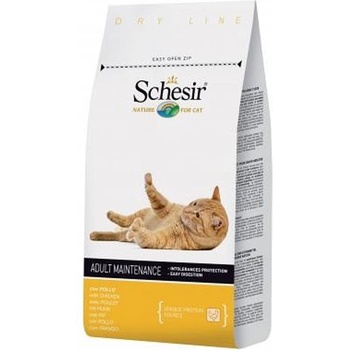 Schesir Adult -суха храна за възрастни котки с пиле