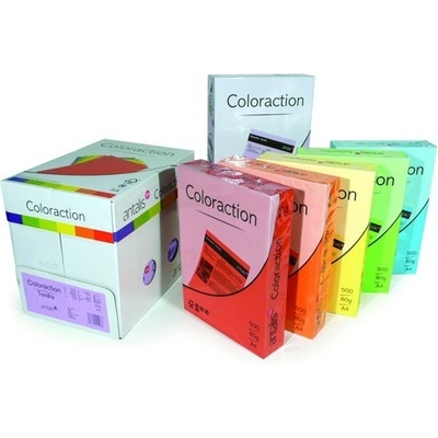 Farebný xerografický papier Coloraction 80 g A4 Desert/Pastelovo žltá
