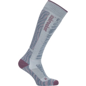 Icebreaker Дамски ски чорапи Icebreaker Women's Merino Ski+ Medium OTC Mountain Contour Ski socks - Zinc Blue / Grey Plum / Dawn - размер 41-43 (EU) (201-8561-0613)