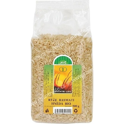 Country Life Rýže basmati hnědá BIO 0,5 kg – Zboží Dáma