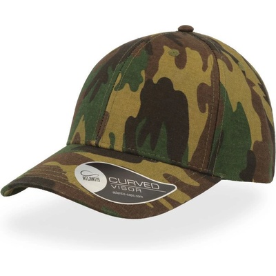 Atlantis Headwear Jolly 6 panelová baseballová COT-33017380099 Maskáčová