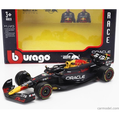 Bburago Red bull F1 Rb20 Team Oracle Red Bull Racing N 1 World Champion Season 2024 Max Verstappen Modrá Žlutá Červená 1:43
