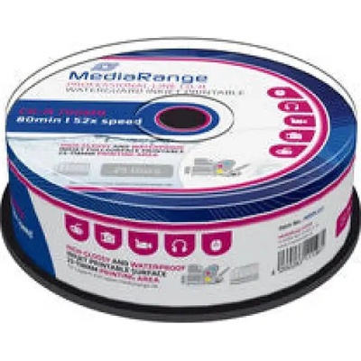 MediaRange CD-R 700MB|80min WG Printable 25бр. в ш-л (4260283111961)