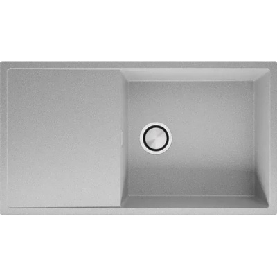 Твоят Стил Сива гранитна кухненска мивка Ибиса 60 XXL 900 x 500 мм