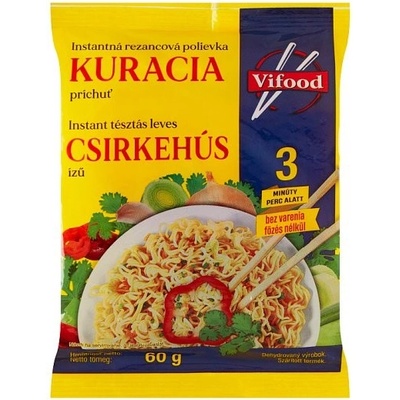 Vifood Instantná rezancová polievka kuracia príchuť 60 g